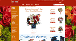 Desktop Screenshot of coopersflorist.com