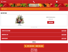 Tablet Screenshot of coopersflorist.com